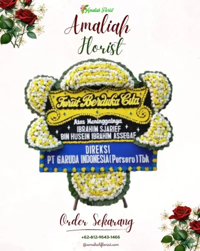 Papan Bunga Duka di Hilimbawodesolo